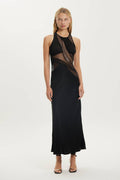 Third Form Crystal Clear Maxi Tank Dress-Negro