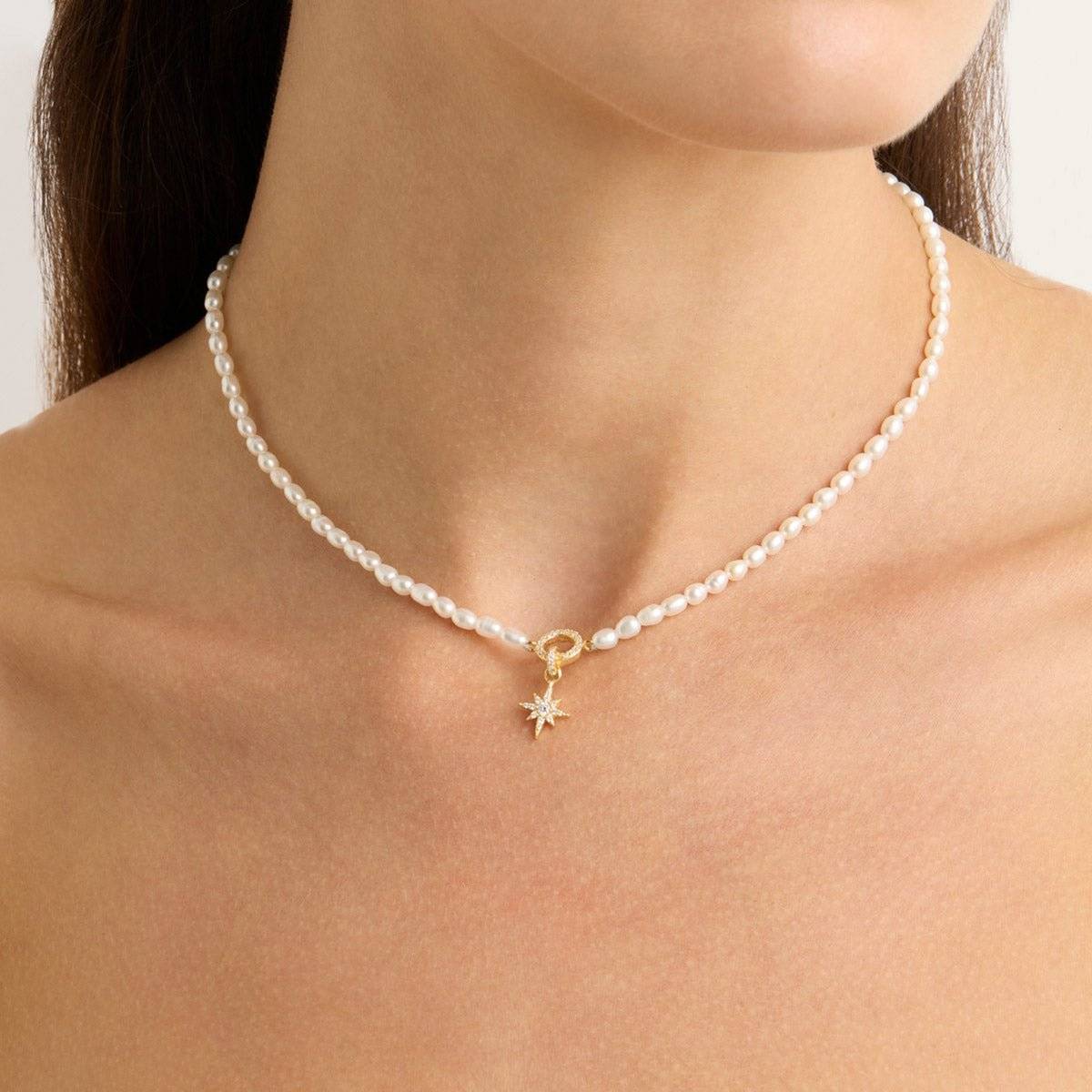 BY CHARLOTTE By Charlotte Dancing In Starlight Choker - Pearl BELLA n' BEAR