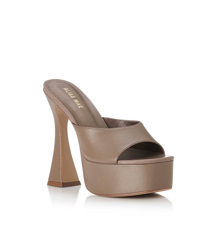 ALIAS MAE Alias Mae Delphi Platform Heel - Taupe Leather BELLA n' BEAR