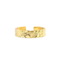 Thumbnail for ARMS OF EVE Arms of Eve Eros - Medium Gold Textured Ring BELLA n' BEAR