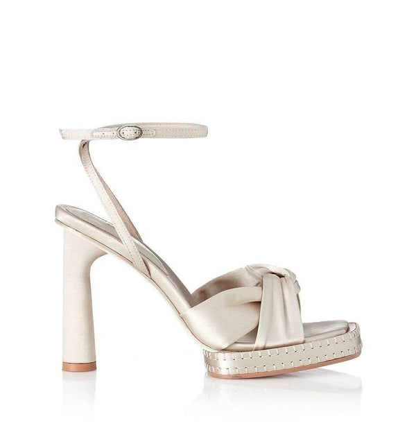 ALIAS MAE Alias Mae Gipsy Heel - Bone Satin BELLA n' BEAR