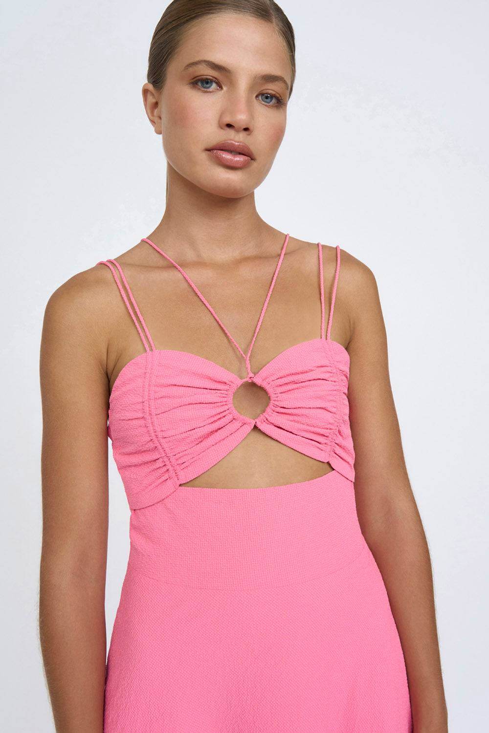 BY JOHNNY By Johnny Isola Bella Strap Midi Dress - Pink BELLA n' BEAR