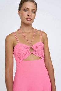 Thumbnail for BY JOHNNY By Johnny Isola Bella Strap Midi Dress - Pink BELLA n' BEAR