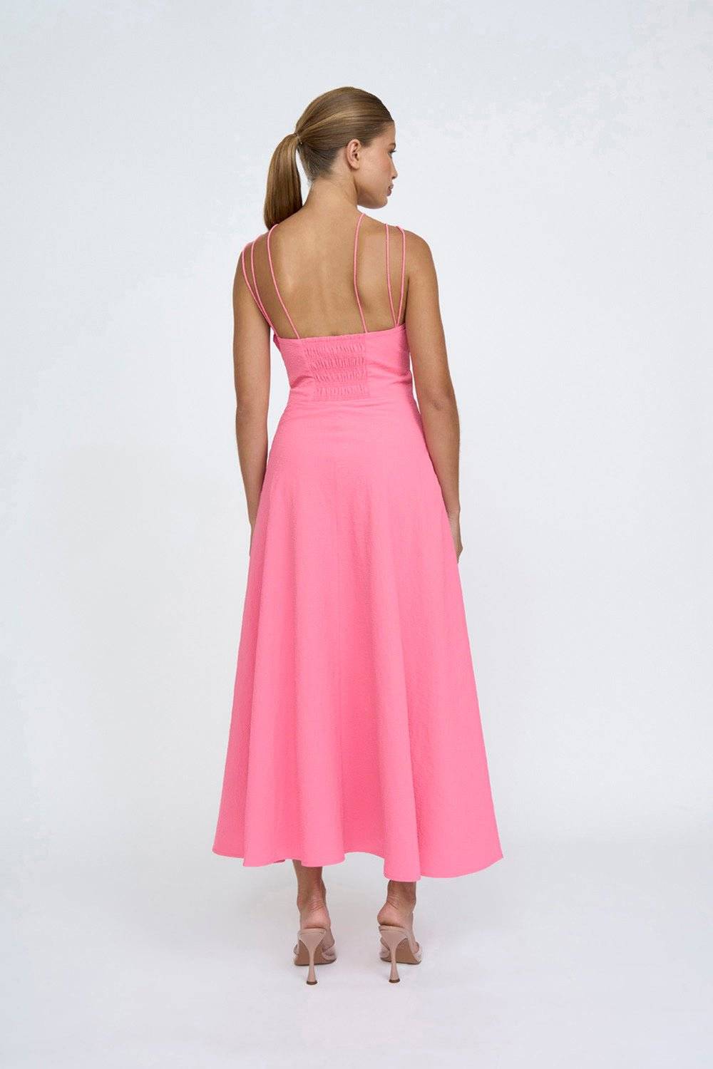 BY JOHNNY By Johnny Isola Bella Strap Midi Dress - Pink BELLA n' BEAR