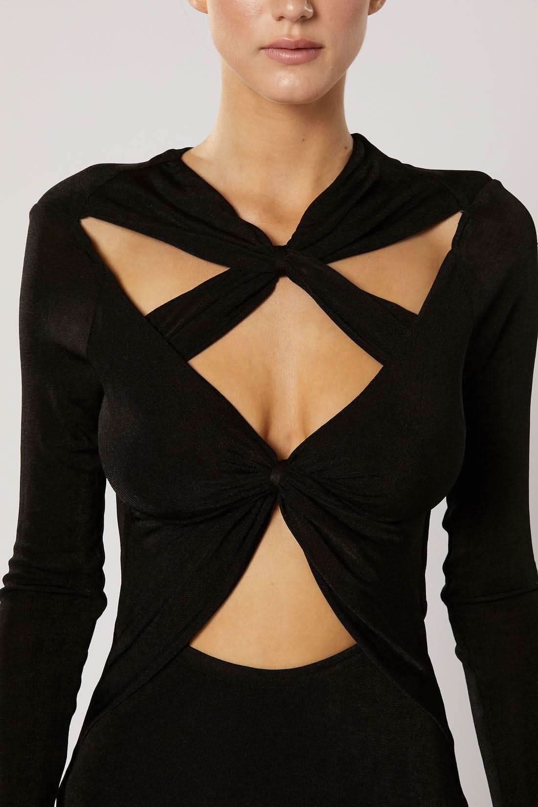 Winona Ithaca Cut Out Dress - Black BELLA n' BEAR Winona Ithaca Cut Out Dress - Black BELLA n' BEAR