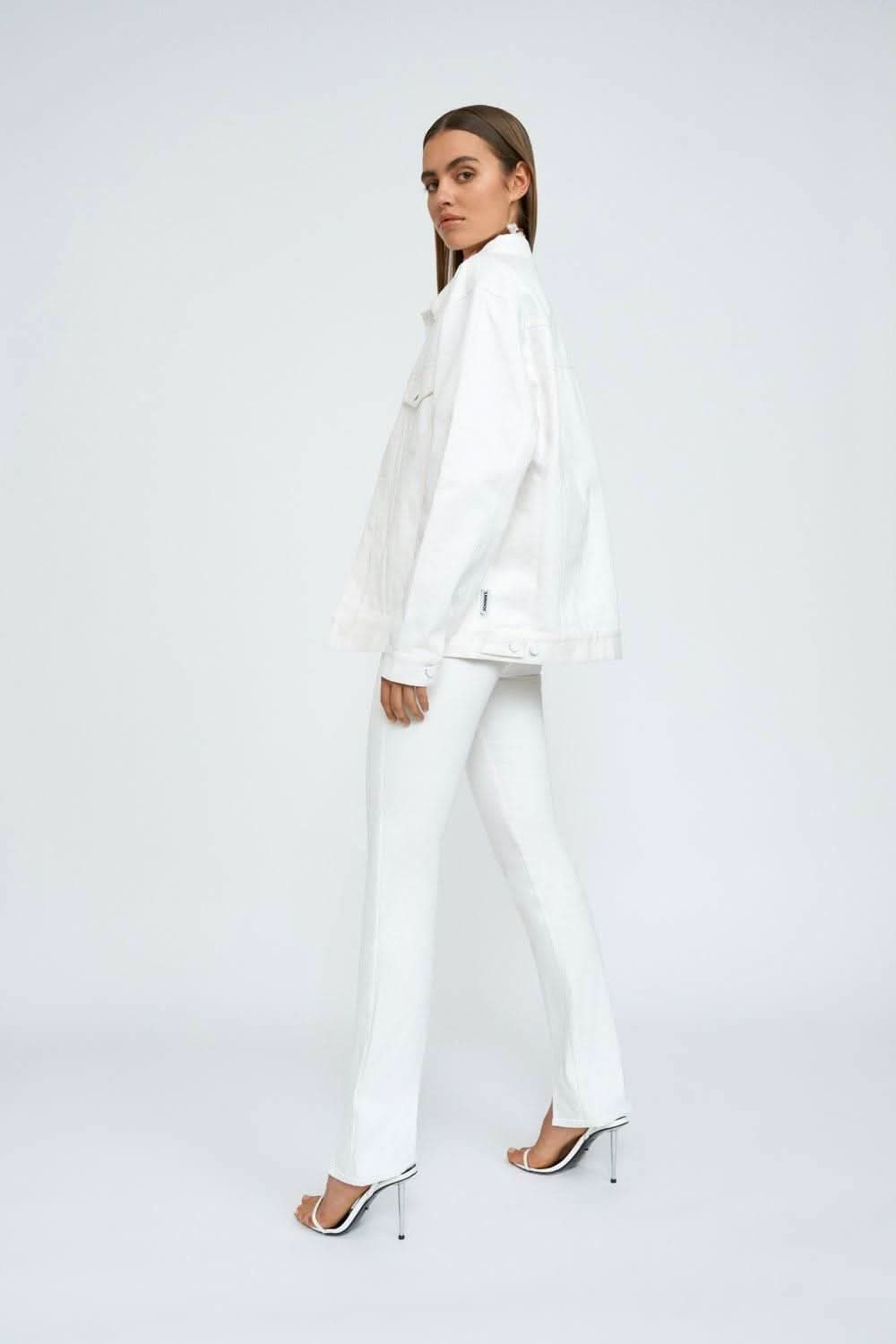 BY JOHNNY By Johnny Johnny Jean Jacket - White BELLA n' BEAR
