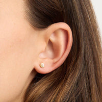 Thumbnail for BY CHARLOTTE By Charlotte Like The Sky Pearl Stud - 18k Gold Vermeil BELLA n' BEAR