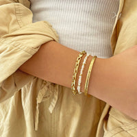 Thumbnail for ARMS OF EVE Arms of Eve Lucia Pearl Bracelet - Gold BELLA n' BEAR