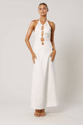 Winona Robe Lulu Halter-Blanc