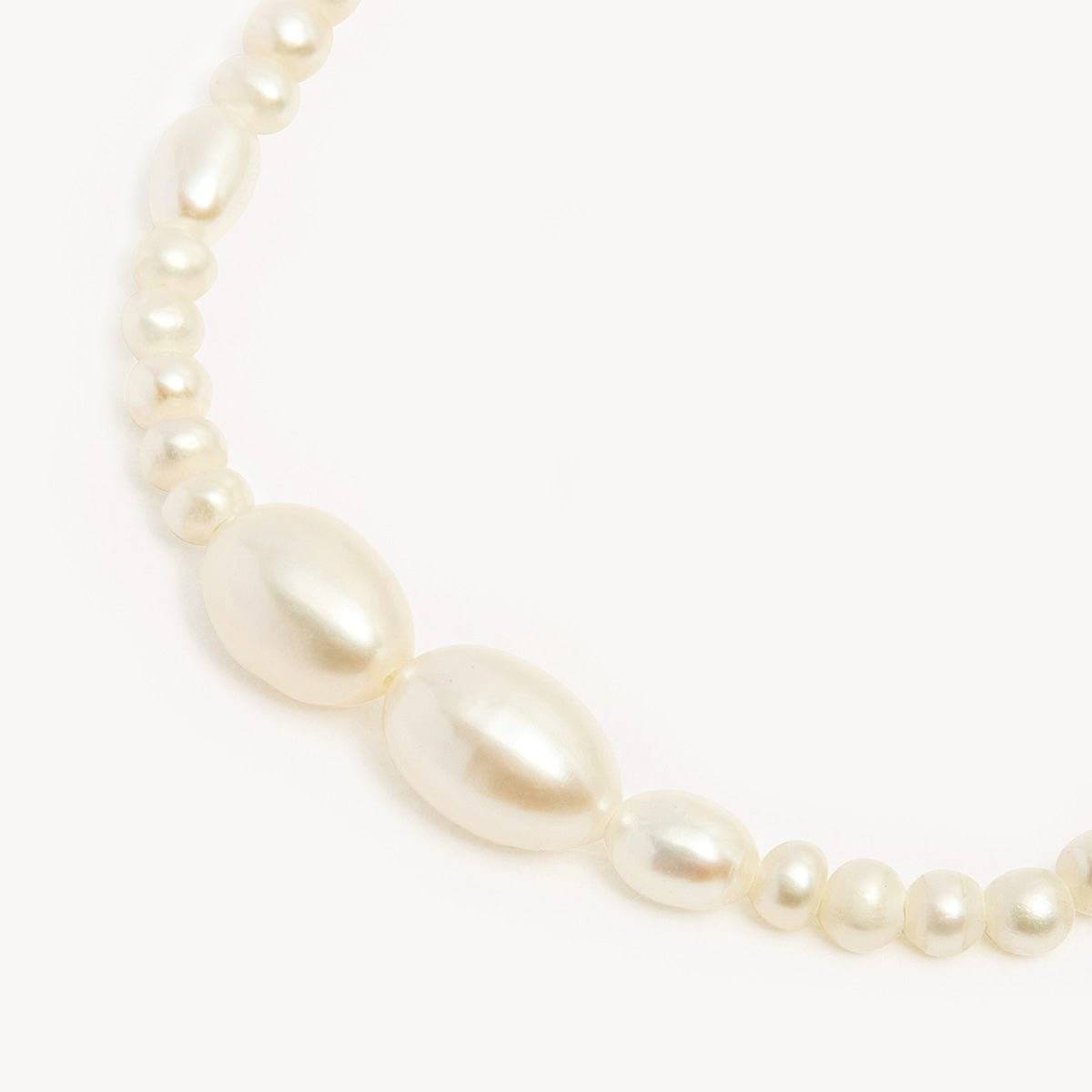 BY CHARLOTTE By Charlotte Lunar Light Pearl Bracelet - 18k Gold Vermeil BELLA n' BEAR