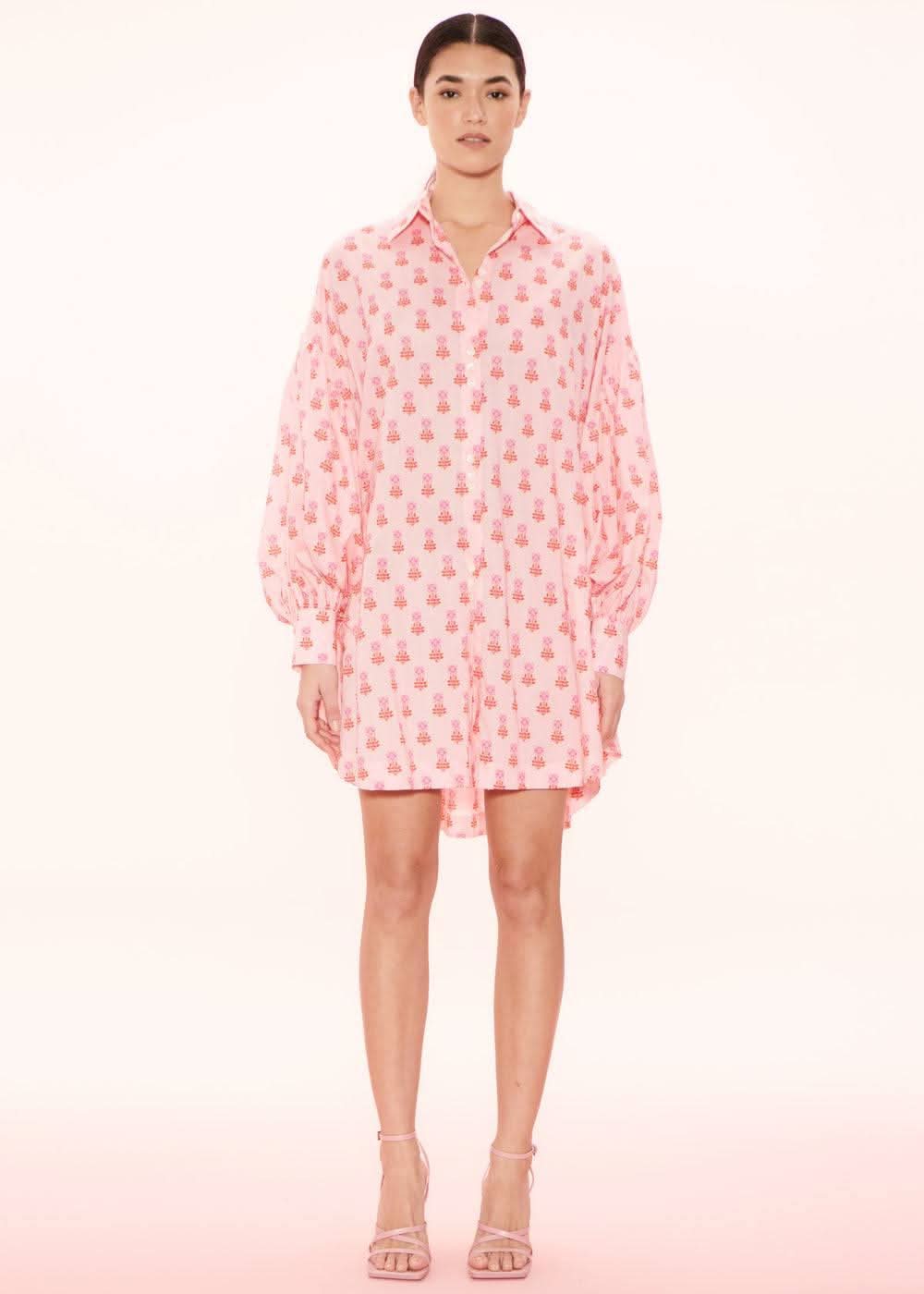 APARTMENT CLOTHING Apartment Clothing Miriam Shirt Dress - Print BELLA n' BEAR