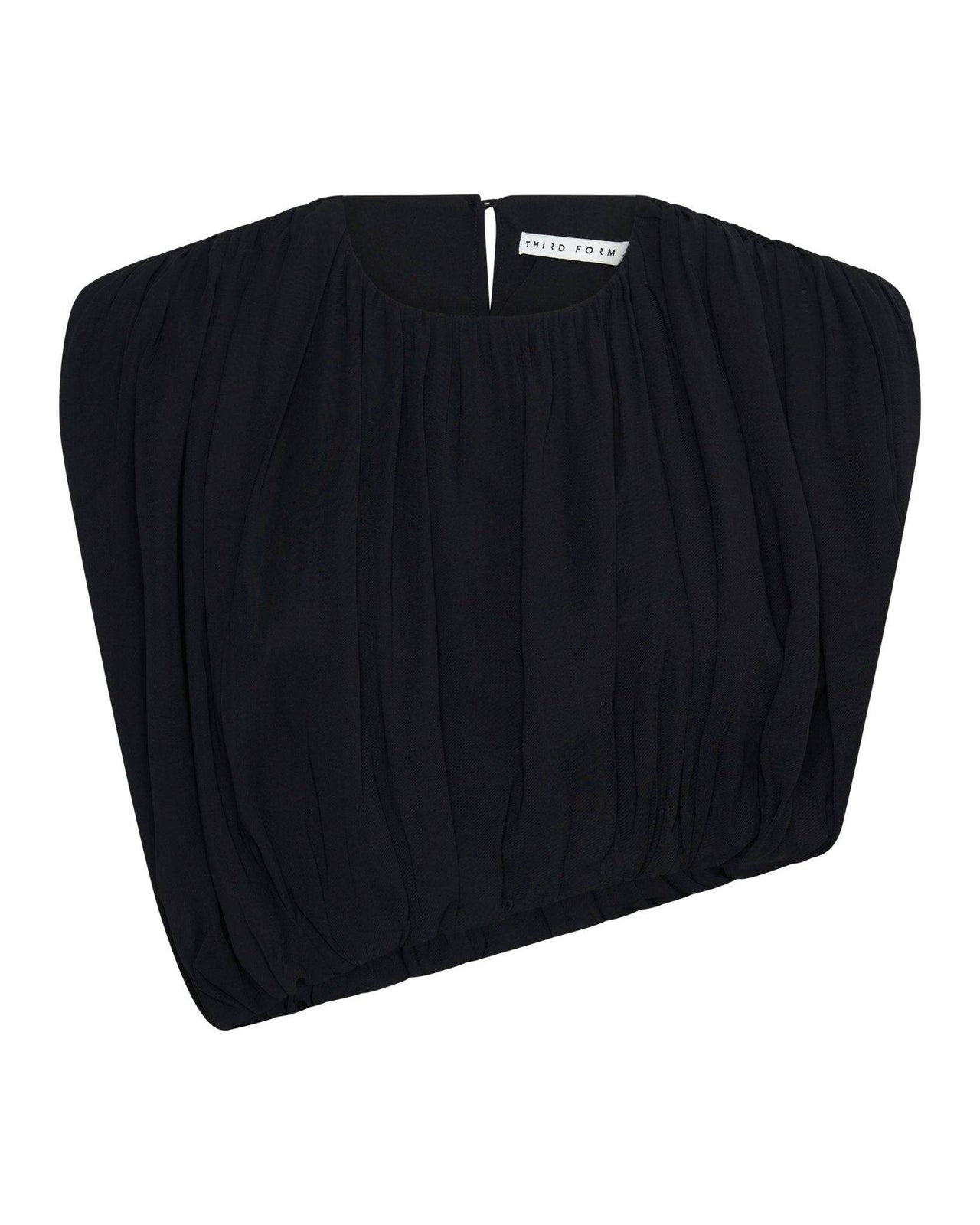 THIRD FORM Third Form Overflow Drape Blouse - Black BELLA n' BEAR