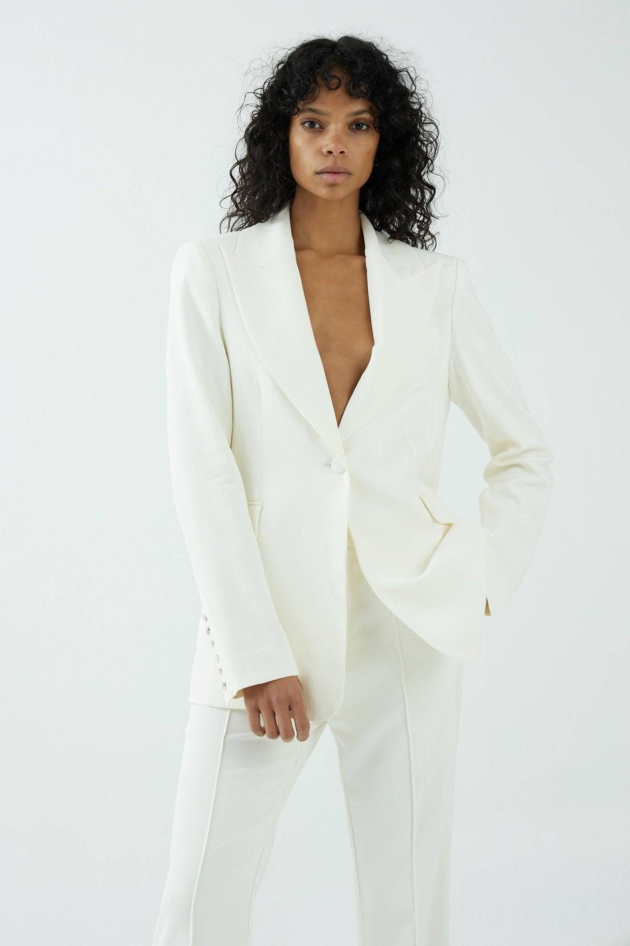 THIRD FORM Third Form Overflow Tailored Blazer - Cream BELLA n' BEAR