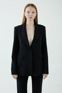 Thumbnail for THIRD FORM Third Form Overflow Tailored Blazer - Black BELLA n' BEAR