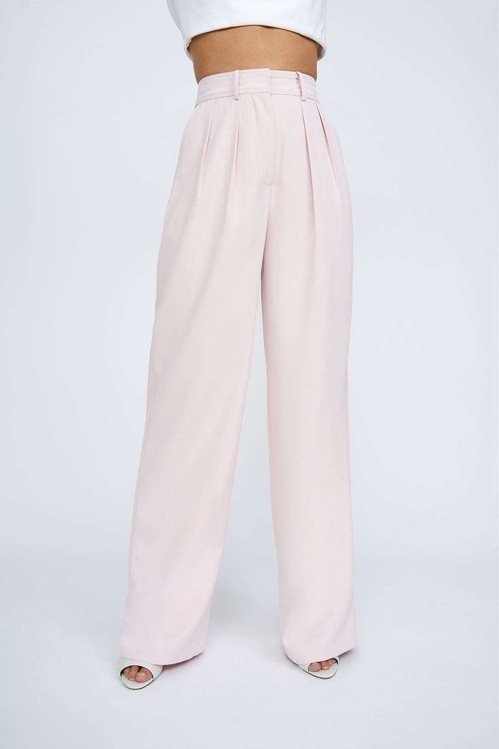 BY JOHNNY By Johnny Pleat Front Pant - Soft Pink BELLA n' BEAR