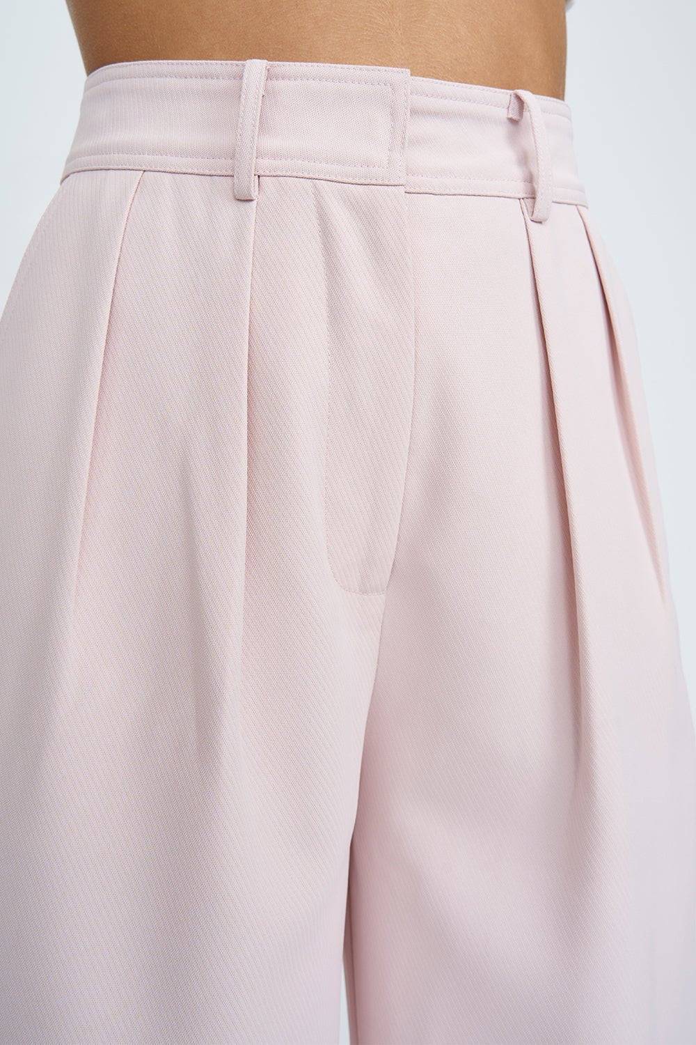 BY JOHNNY By Johnny Pleat Front Pant - Soft Pink BELLA n' BEAR