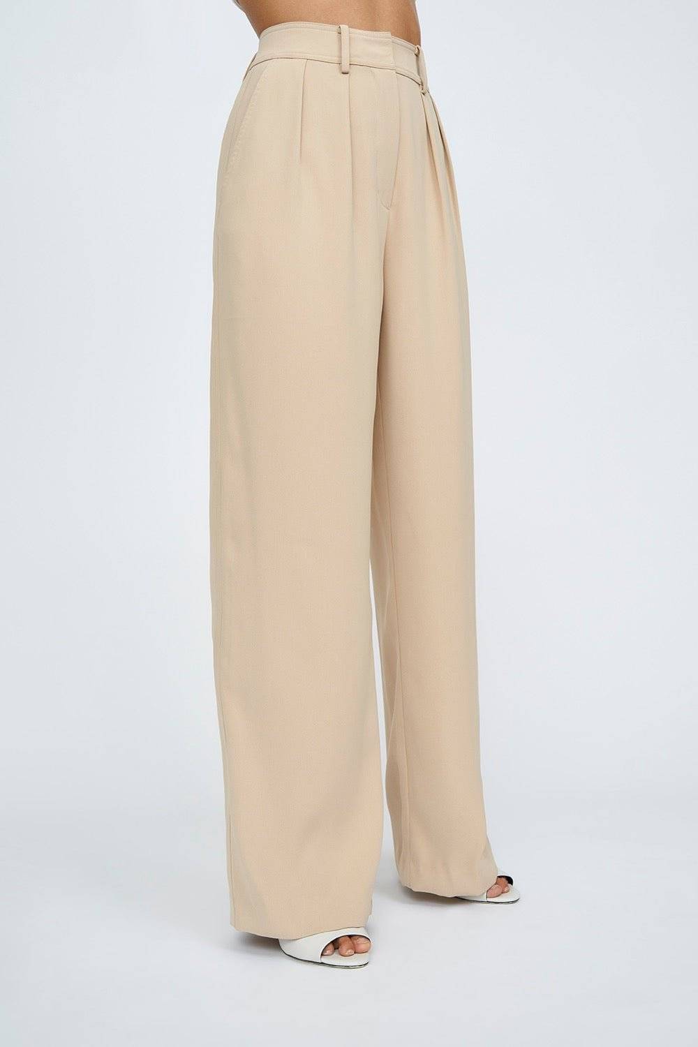 BY JOHNNY By Johnny Pleat Front Pant - Sand BELLA n' BEAR