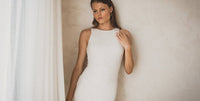 Thumbnail for WINONA Winona Reyna Zip Back Midi Dress - White BELLA n' BEAR