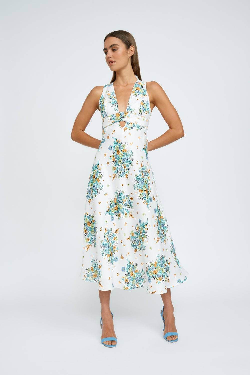 BY JOHNNY By Johnny Roma Floral Midi Dress - Roma Floral BELLA n' BEAR