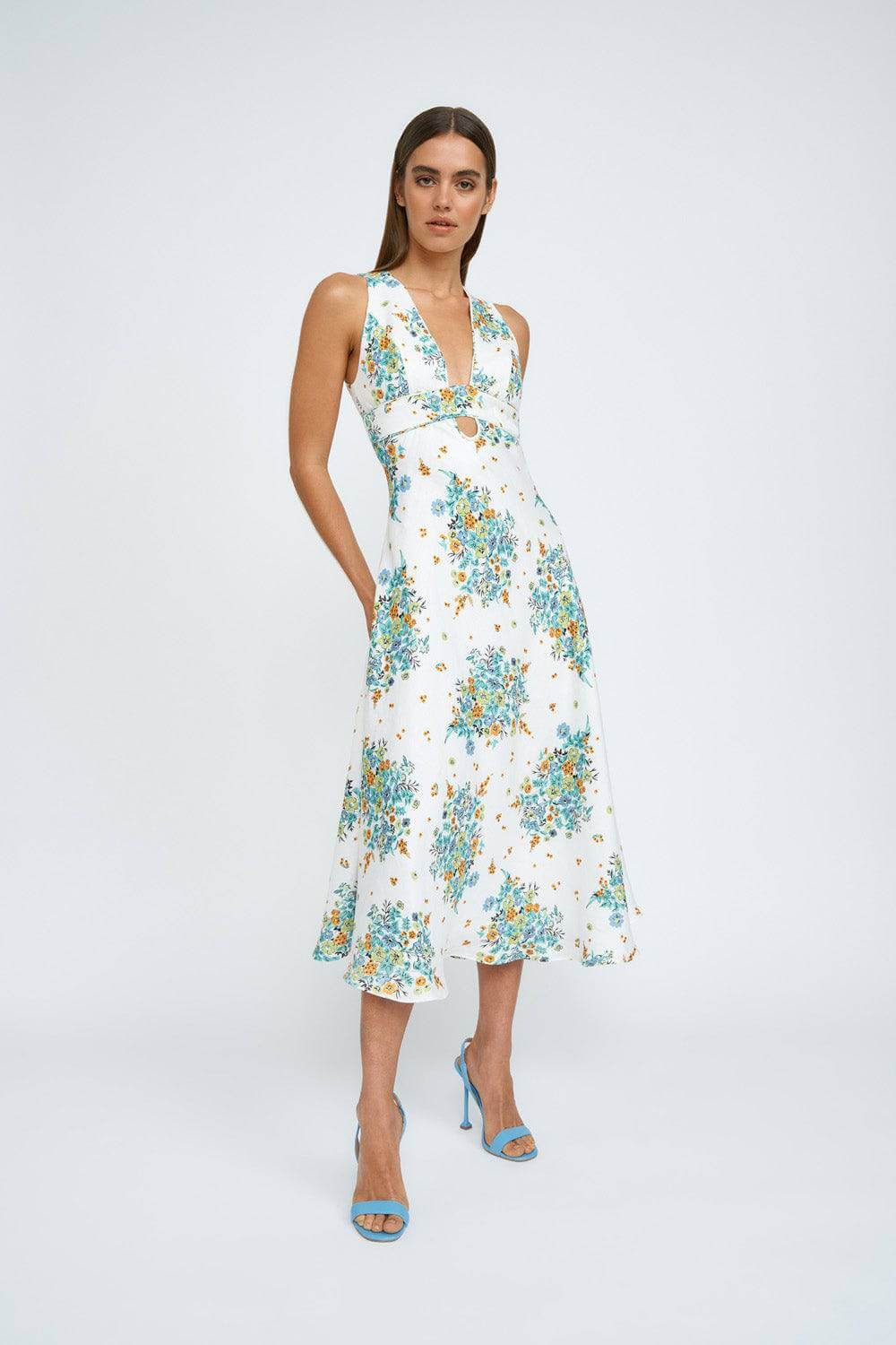 BY JOHNNY By Johnny Roma Floral Midi Dress - Roma Floral BELLA n' BEAR