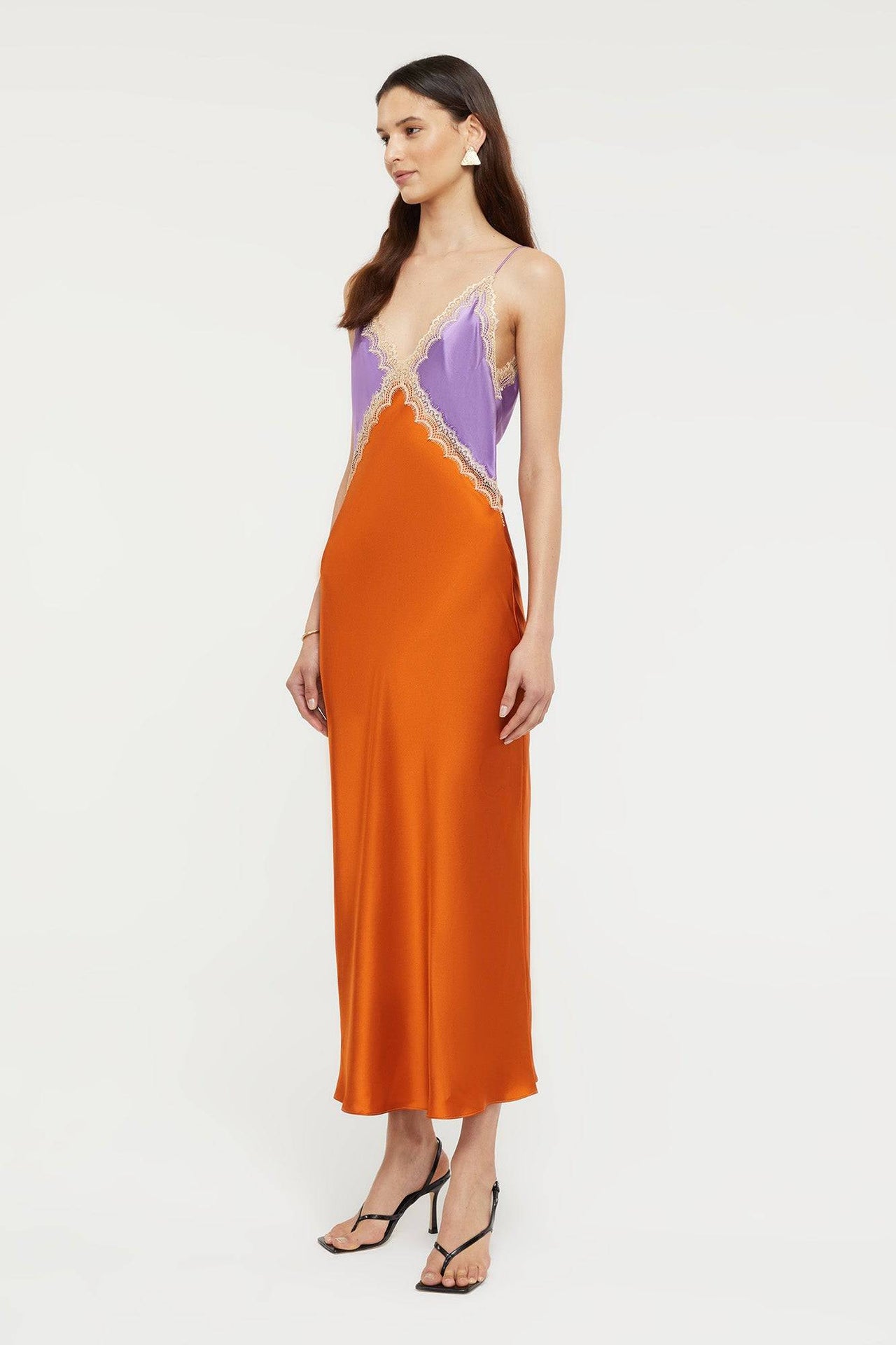 GINIA Ginia Sadie Midi Dress - Amethyst Sunset BELLA n' BEAR