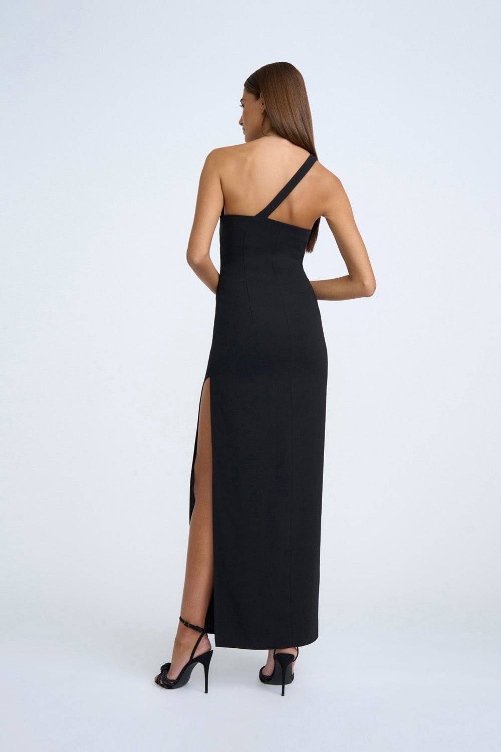 BY JOHNNY By Johnny Sharp One Shoulder Dress - Black BELLA n' BEAR