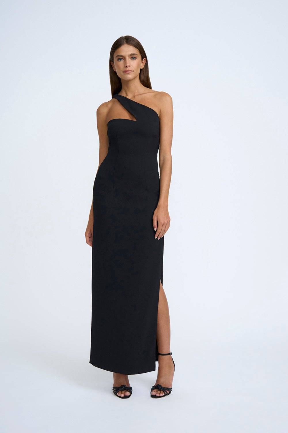 BY JOHNNY By Johnny Sharp One Shoulder Dress - Black BELLA n' BEAR