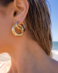 Thumbnail for LUV AJ Luv Aj Shell Beach Earrings - Gold BELLA n' BEAR