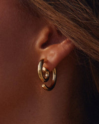 Thumbnail for LUV AJ Luv Aj Shell Beach Earrings - Gold BELLA n' BEAR