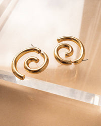 Thumbnail for LUV AJ Luv Aj Shell Beach Earrings - Gold BELLA n' BEAR