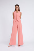 By Johnny Stevie Flare Pant-Coquille Rose