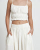 BARE BY CHARLIE HOLIDAY Bare by Charlie Holiday The Gathered Top - Coconut Milk BELLA n' BEAR