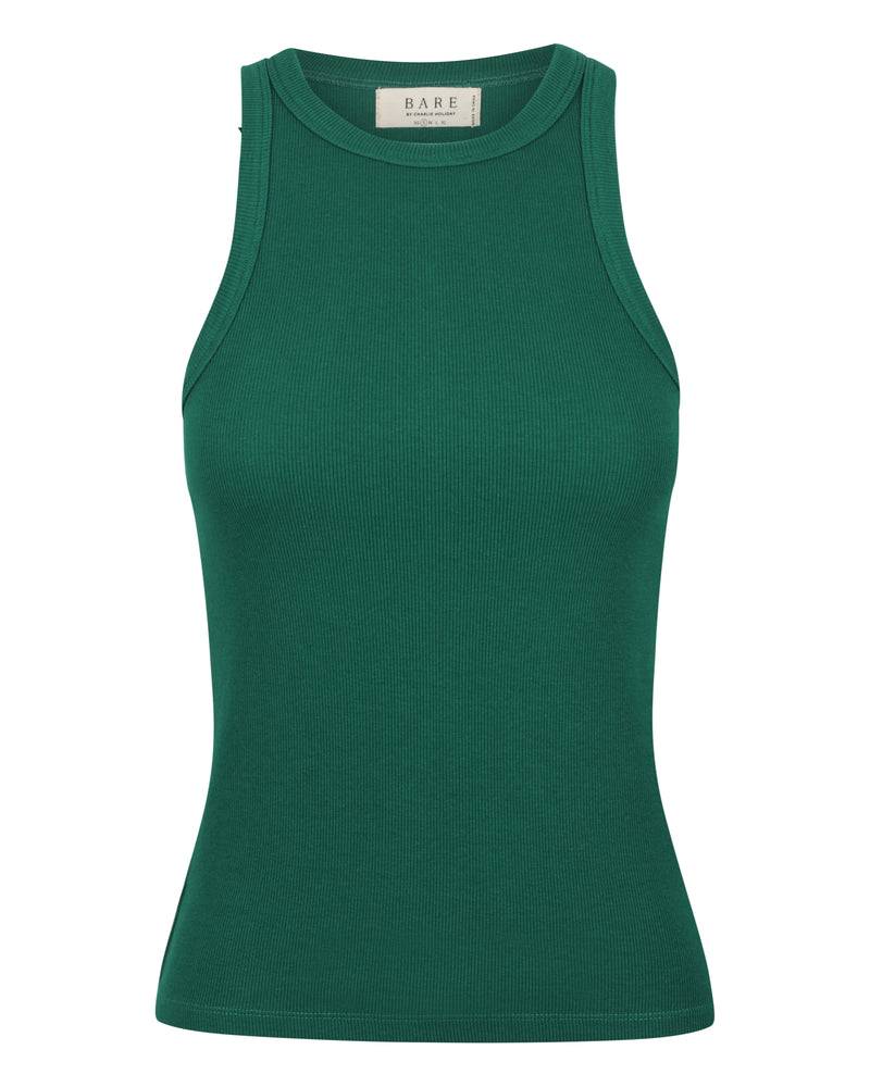 BARE BY CHARLIE HOLIDAY Bare by Charlie Holiday The Singlet - Palm Leaf Green BELLA n' BEAR