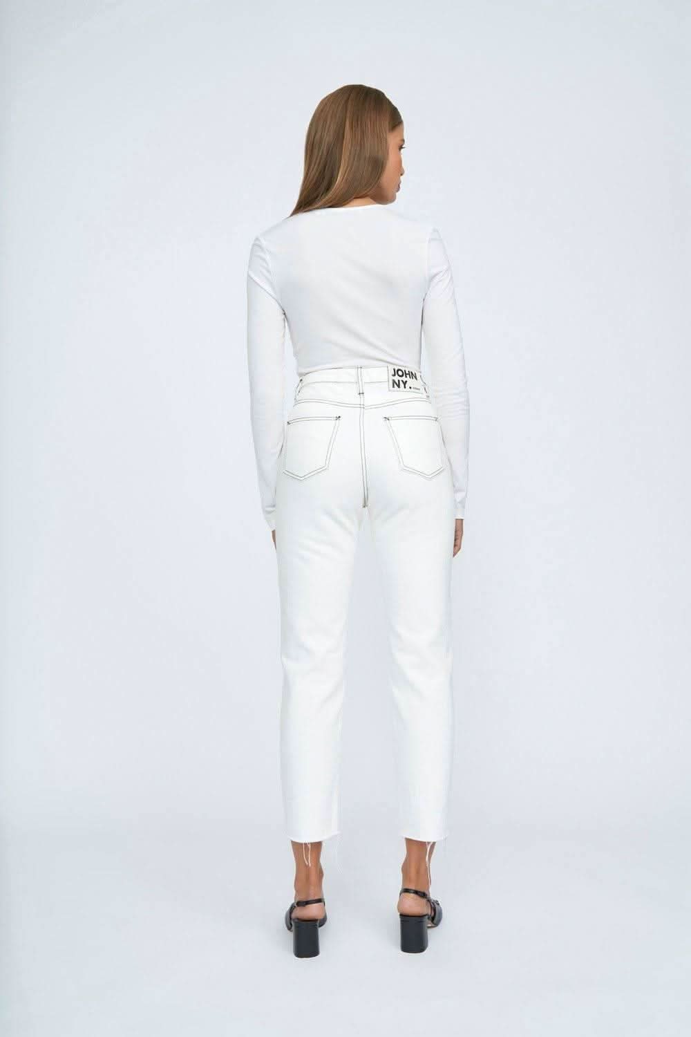 BY JOHNNY By Johnny V Front Gather Top - Ivory BELLA n' BEAR