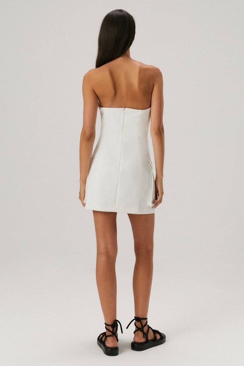 MISHA COLLECTION Misha Valencia Mini Dress - Ivory BELLA n' BEAR