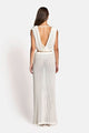 SOFIA THE LABEL Sofia The Label Valentina High Waist Maxi Skirt - Ivory BELLA n' BEAR