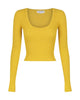 CHARLIE HOLIDAY Charlie Holiday Vea Top - Golden BELLA n' BEAR