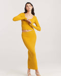 Charlie Holiday Violet Maxi Falda-Dorado