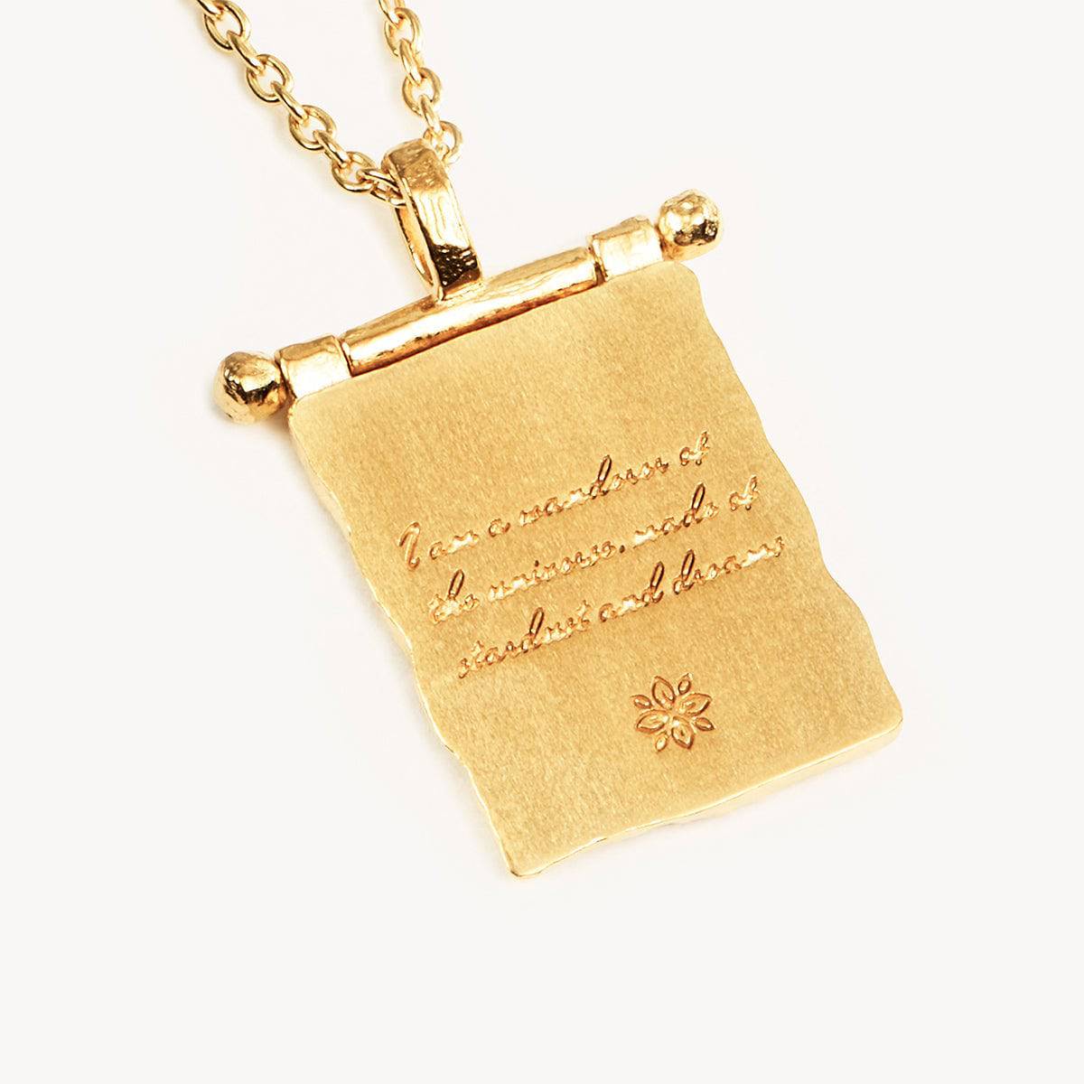 BY CHARLOTTE By Charlotte Wanderer Necklace - 18k Gold Vermeil BELLA n' BEAR