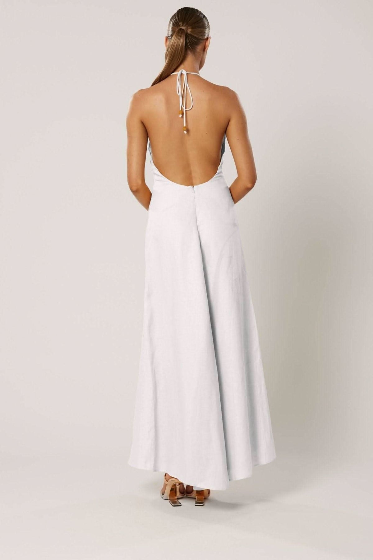 WINONA Winona Lulu Halter Dress - White BELLA n' BEAR