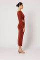 WINONA Winona Xenia Knot Dress - Copper BELLA n' BEAR
